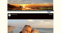 Desktop Screenshot of consejeriadefamilia.org